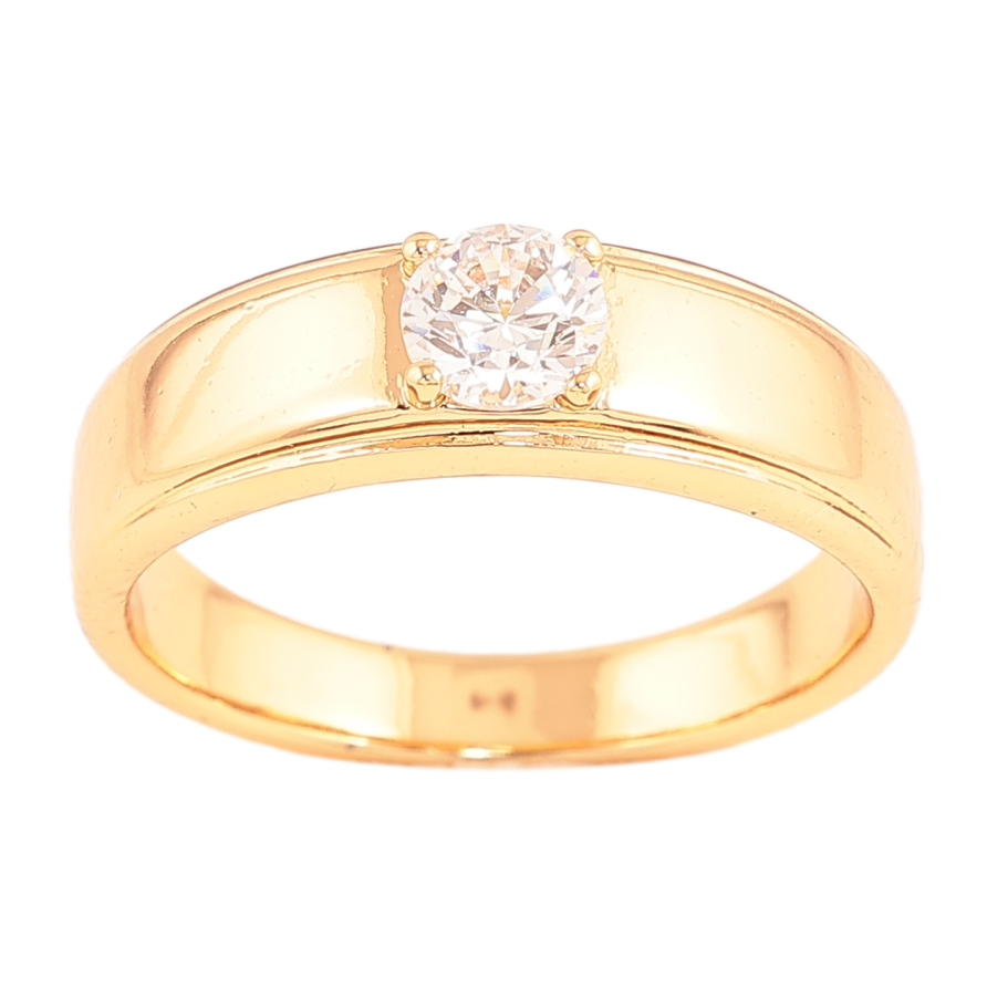 Каблучка Xuping колір Позолота 18K "Візерунок з кристалом" фото №1