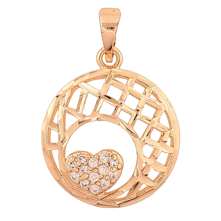 Кулон Xuping M&L колір 18K "Візерунок з серцем" для ланцюжка до 5мм фото №22