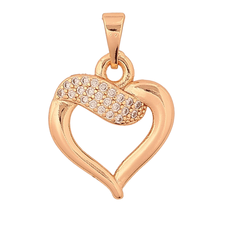 Кулон Xuping M&L колір 18K "Сердечко" для ланцюжка до 5мм фото №19 Кулон Xuping M&L колір 18K "Сердечко" для ланцюжка до 5мм фото №19