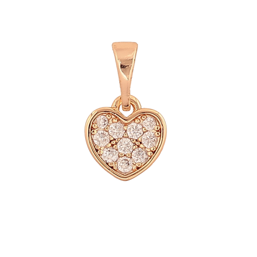 Кулон Xuping M&L колір 18K "Сердечко с кристаллами" для цепочки до 5мм фото №1 Кулон Xuping M&L колір 18K "Сердечко с кристаллами" для цепочки до 5мм фото №1