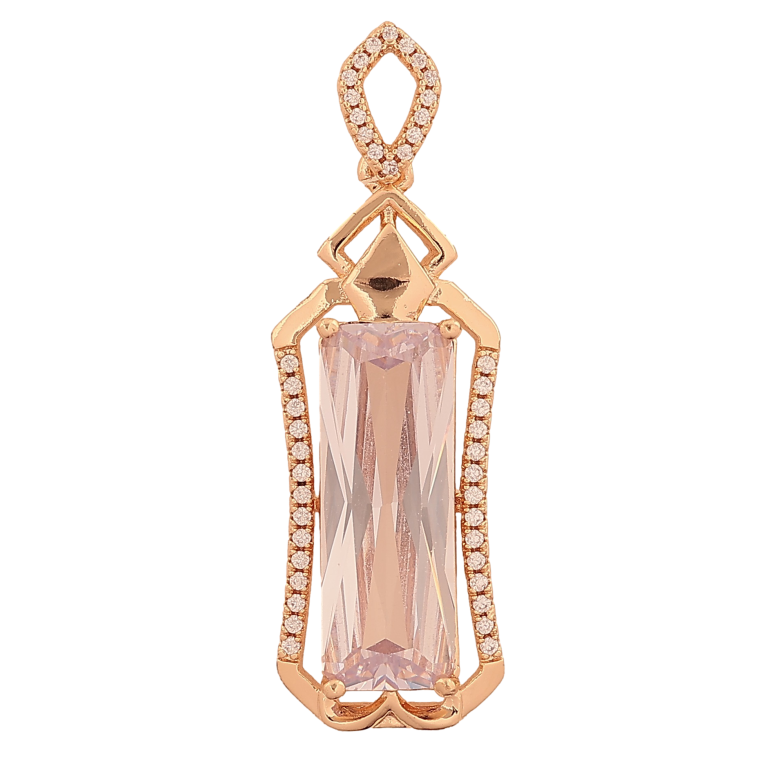 Кулон Xuping M&L цвет 18K "Кристалл в изящной оправе" для цепочки до 3мм фото №1