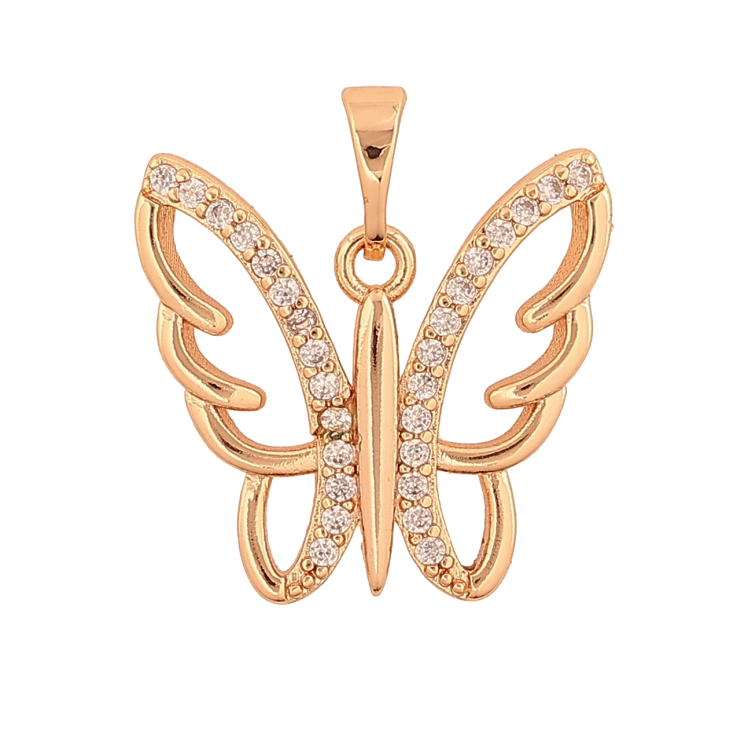 Кулон Xuping M&L колір 18K"Метелик з кристалами" для ланцюжка до 5мм фото №24 Кулон Xuping M&L колір 18K"Метелик з кристалами" для ланцюжка до 5мм фото №24