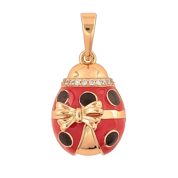 Кулон Xuping цвет Позолота 18K "Божья коровка" для цепочки до 6мм фото №16