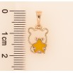 Кулон Xuping цвет Позолота 18K "Мишка с желтой звездой" для цепочки до 5мм фото №2