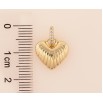 Кулон Xuping колір Позолота 14К "Сердечко" для ланцюжка до 4мм фото №2