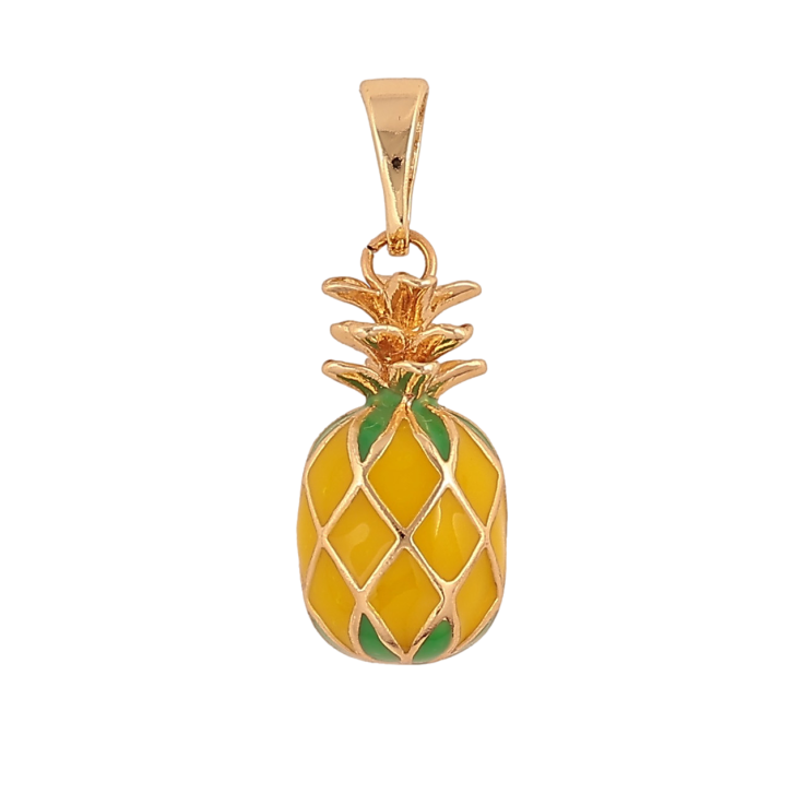 Кулон Xuping колір Позолота 14К "Ананас" для ланцюжка до 5мм фото №8 Кулон Xuping колір Позолота 14К "Ананас" для ланцюжка до 5мм фото №8
