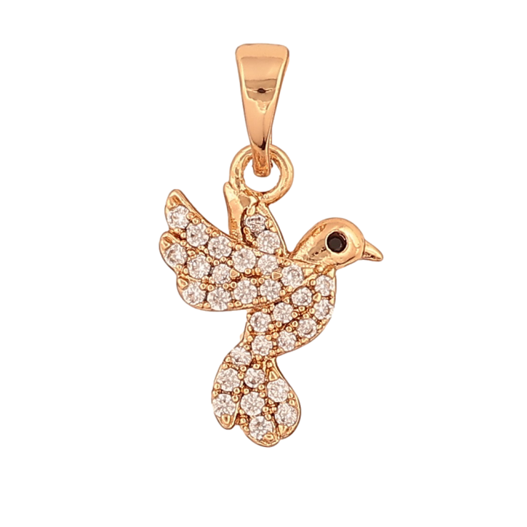 Кулон Xuping цвет Позолота 18К "Птичка" для цепочки до 5мм фото №16 Кулон Xuping цвет Позолота 18К "Птичка" для цепочки до 5мм фото №16