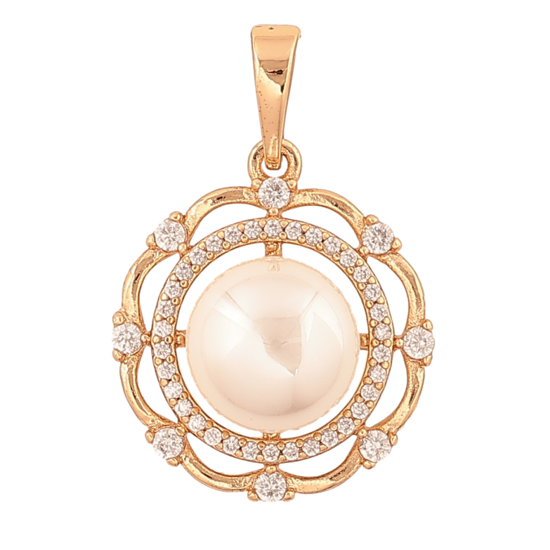 Кулон Xuping цвет Позолота 18K "Жемчужный цветок" для цепочки до 6мм фото №1 Кулон Xuping цвет Позолота 18K "Жемчужный цветок" для цепочки до 6мм фото №1