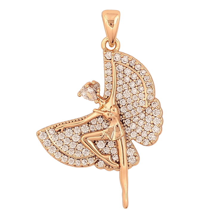 Кулон Xuping колір Позолота 18К "Фея" для ланцюжка до 2мм фото №11