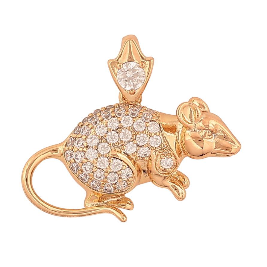 Кулон Xuping колір Позолота 18К "Щур" для ланцюжка до 4мм фото №1 Кулон Xuping колір Позолота 18К "Щур" для ланцюжка до 4мм фото №1