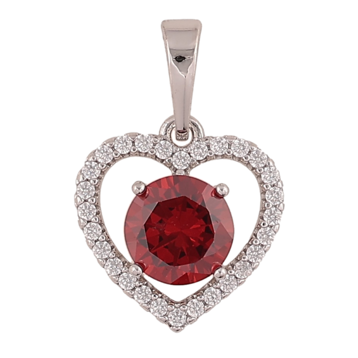 Кулон Xuping колір Родій "Серце з червоним кристалом" для ланцюжка до 6мм фото №18 Кулон Xuping колір Родій "Серце з червоним кристалом" для ланцюжка до 6мм фото №18