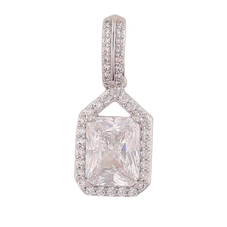 Кулон Xuping цвет Родий "Кристальный блеск" для цепочки до 5мм фото №1