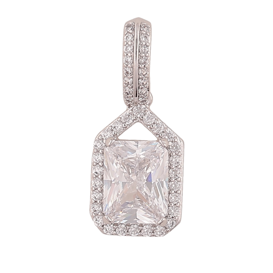 Кулон Xuping цвет Родий "Кристальный блеск" для цепочки до 5мм фото №1