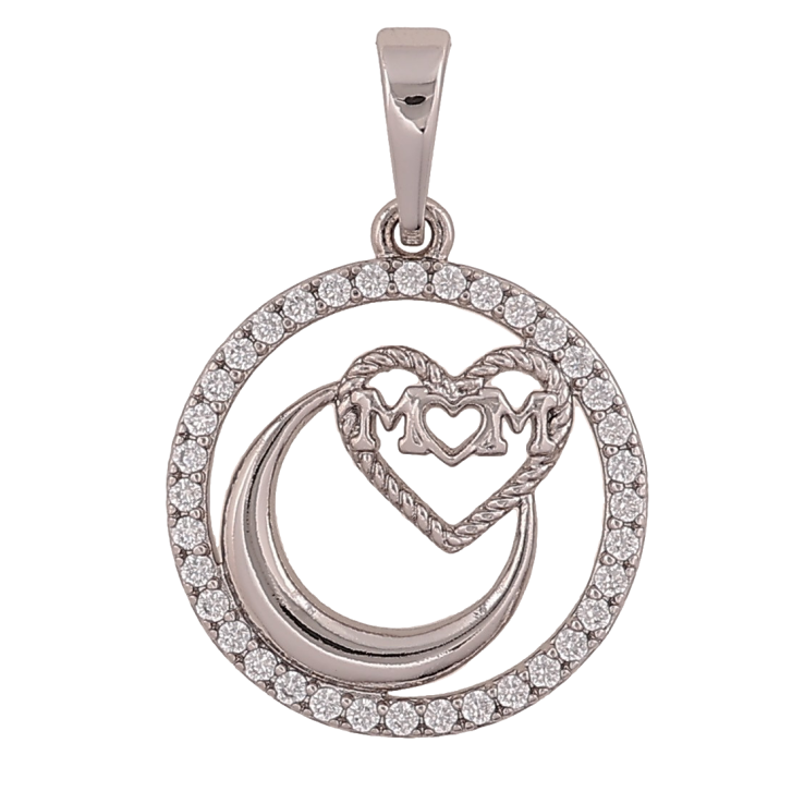 Кулон Xuping колір Родій "Місяць з серцями" для ланцюжка до 6мм фото №12 Кулон Xuping колір Родій "Місяць з серцями" для ланцюжка до 6мм фото №12