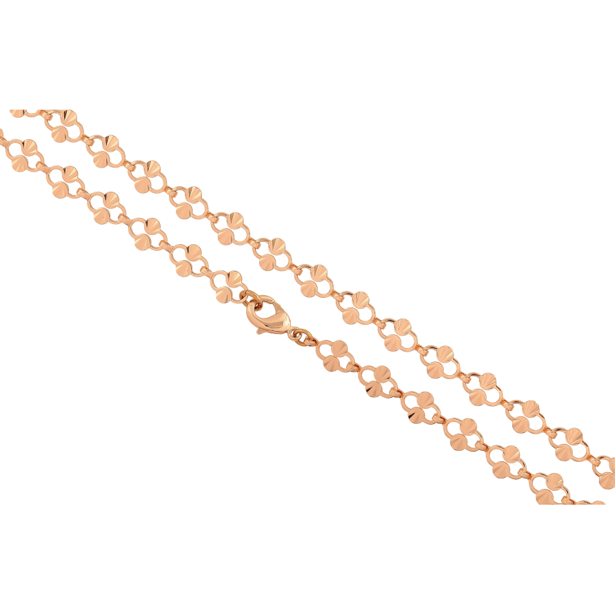 Цепочка Xuping M&L цвет 18К "Плетение Фантазийное" длина 50см х 7мм фото №1