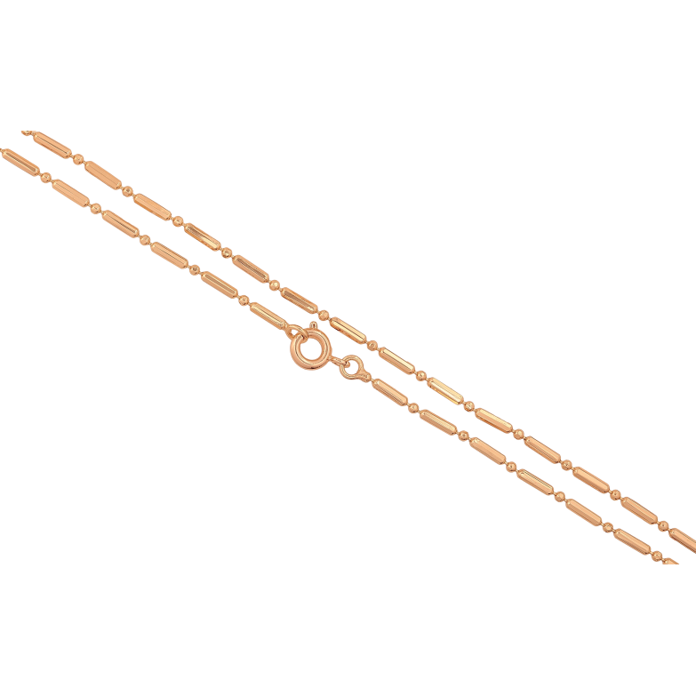 Цепочка Xuping M&L цвет 18К "Плетение Перлина" длина 39см х 1.5мм фото №1