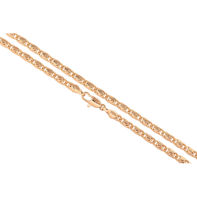 Ланцюжок Xuping M&L колір 18К "Плетіння Пташине Око" довжина 45см х 4мм фото №16