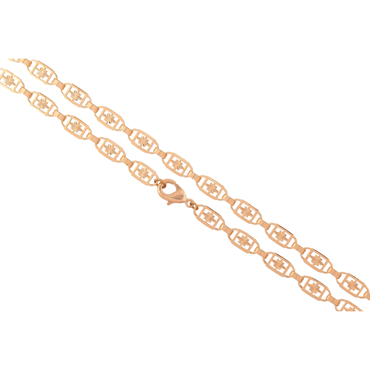 Цепочка Xuping M&L цвет 18К "Плетение Фантазийное" длина 51см х 2-6мм фото №16 Цепочка Xuping M&L цвет 18К "Плетение Фантазийное" длина 51см х 2-6мм фото №16