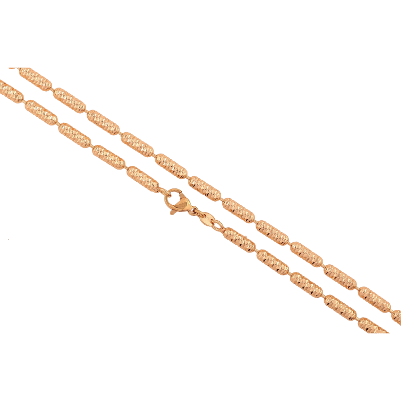 Ланцюжок Xuping M&L колір 18К "Плетіння Перлина декоративна" довжина 45см х 3мм фото №1