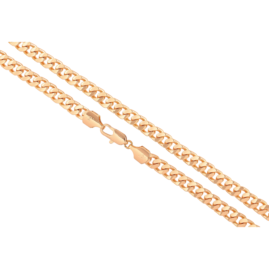 Цепочка Xuping M&L цвет 18К "Плетение Панцирное" длина 54см х 6мм фото №1