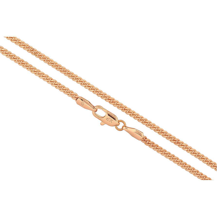 Ланцюжок Xuping M&L колір 18К "Плетіння Панцирне" довжина 45см х 2мм фото №1