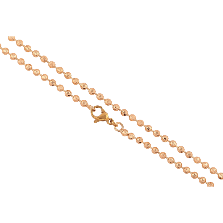 Ланцюжок Xuping M&L колір 18К "Плетіння Перлина" довжина 50см х 2.5мм фото №1 Ланцюжок Xuping M&L колір 18К "Плетіння Перлина" довжина 50см х 2.5мм фото №1