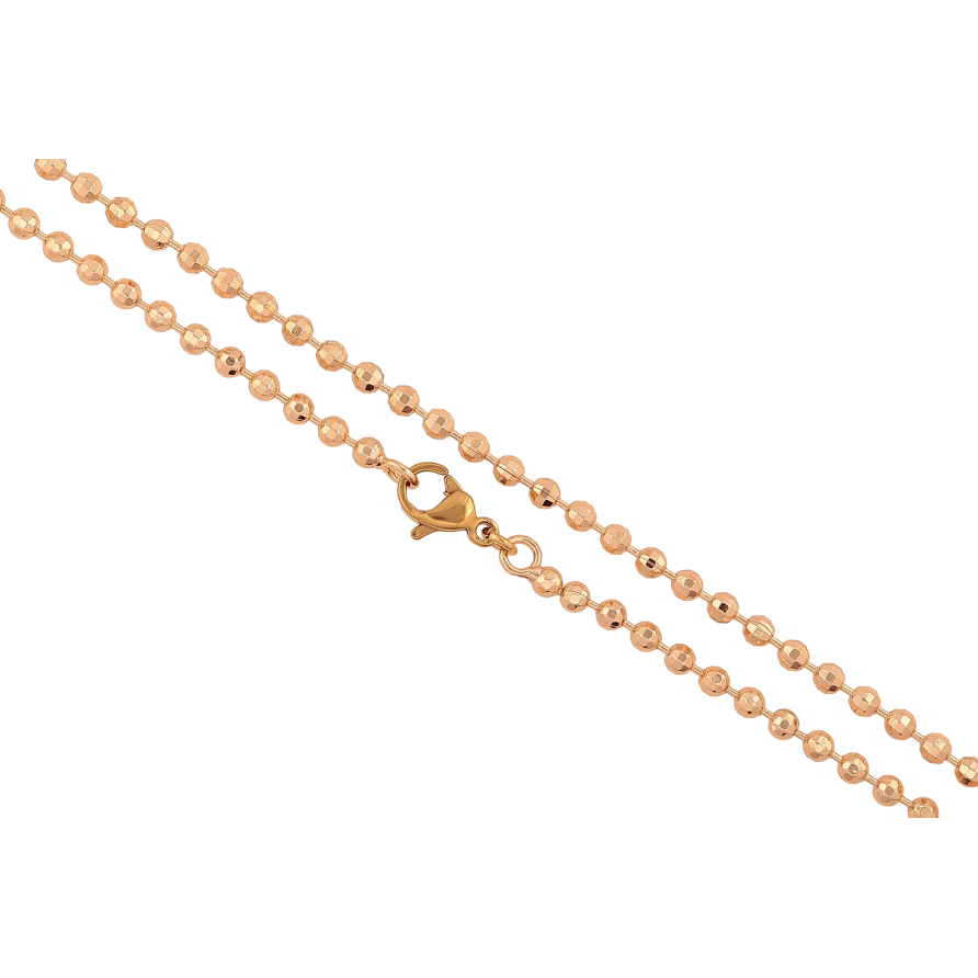 Цепочка Xuping M&L цвет 18К "Плетение Перлина" длина 50см х 2.5мм фото №1 Цепочка Xuping M&L цвет 18К "Плетение Перлина" длина 50см х 2.5мм фото №1