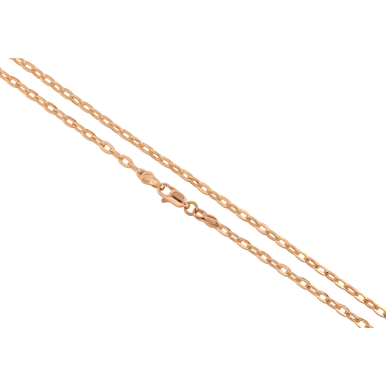 Ланцюжок Xuping M&L колір 18К "Плетіння Венеціанське" довжина 50см х 3мм фото №1