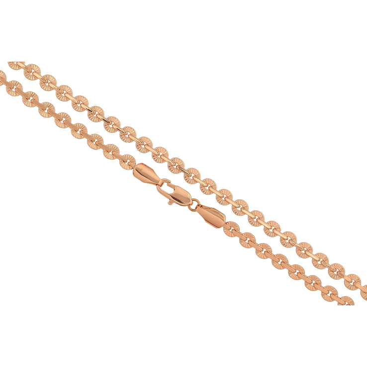 Цепочка Xuping M&L цвет 18К "Плетение Якорное с узором" длина 50см х 5мм фото №17 Цепочка Xuping M&L цвет 18К "Плетение Якорное с узором" длина 50см х 5мм фото №17