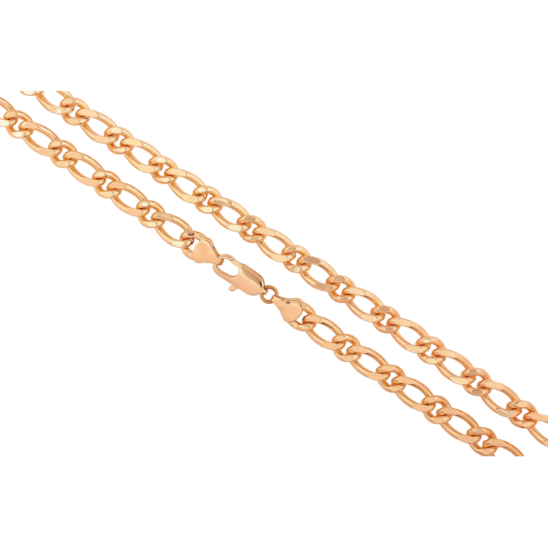 Цепочка Xuping M&L цвет 18К "Плетение Панцирное фантазийное" длина 51см х 7мм фото №1