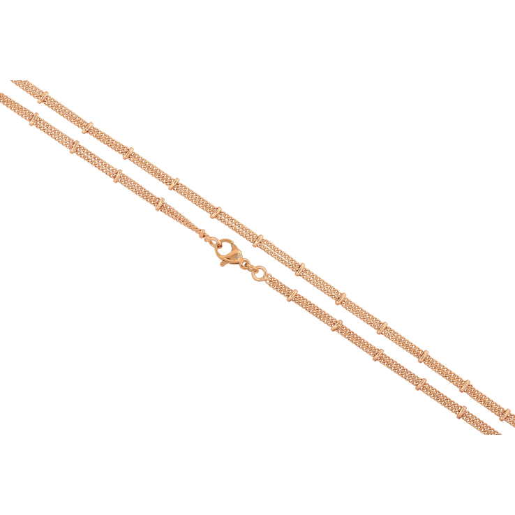 Цепочка Xuping M&L цвет 18К "Плетение двойное Панцирное с соединением" длина 45см х 3-4мм фото №9 Цепочка Xuping M&L цвет 18К "Плетение двойное Панцирное с соединением" длина 45см х 3-4мм фото №9