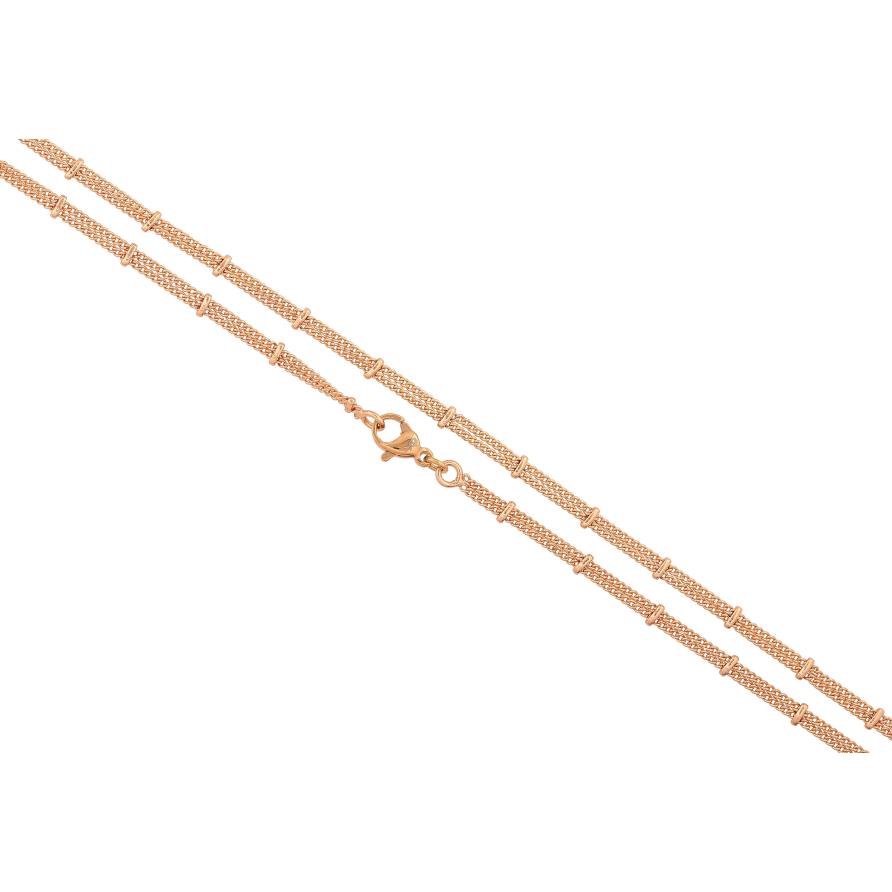 Цепочка Xuping M&L цвет 18К "Плетение двойное Панцирное с соединением" длина 45см х 3-4мм фото №1 Цепочка Xuping M&L цвет 18К "Плетение двойное Панцирное с соединением" длина 45см х 3-4мм фото №1