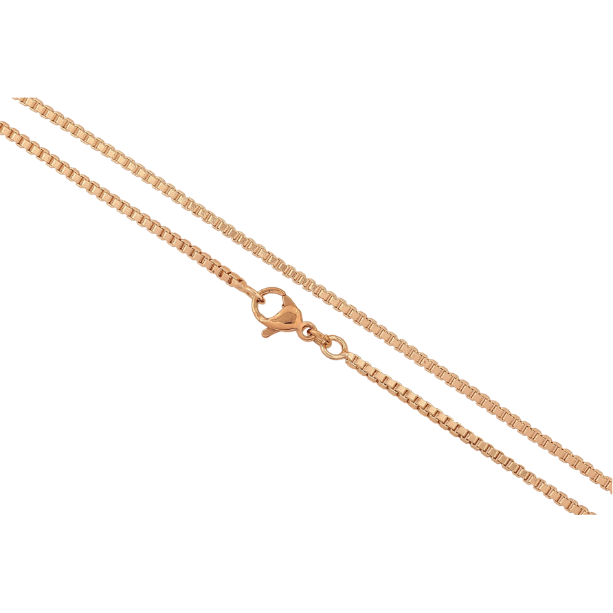 Ланцюжок Xuping M&L колір 18К "Плетіння Венеціанське" довжина 49см х 1.5мм фото №1