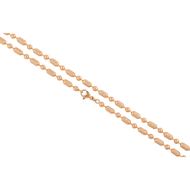 Ланцюжок Xuping M&L колір 18К "Плетіння Перлина з крокреню" довжина 50см х 3мм фото №1