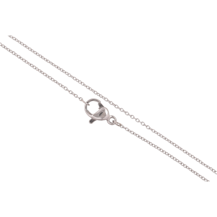 Ланцюжок Xuping ТТМ Stainless Steel колір Родій "Плетіння Якірне" довжина 45см х 1мм фото №13