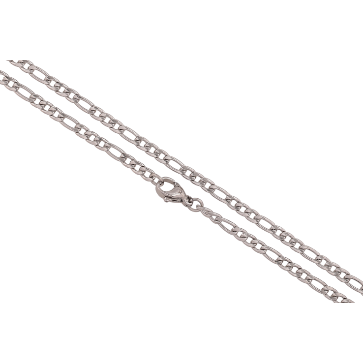 Ланцюжок Xuping ТТМ Stainless Steel колір Родій "Плетіння Фігаро" довжина 50см х 3мм фото №11 Ланцюжок Xuping ТТМ Stainless Steel колір Родій "Плетіння Фігаро" довжина 50см х 3мм фото №11