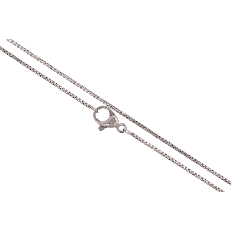 Ланцюжок Xuping ТТМ Stainless Steel колір Родій "Плетіння Панцирне" довжина 45см х 1мм фото №23