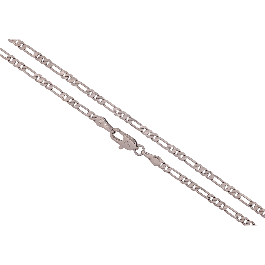 Цепочка Xuping цвет Родий "Плетение Фигаро" длина 45см х 2.5мм фото №1 Цепочка Xuping цвет Родий "Плетение Фигаро" длина 45см х 2.5мм фото №1