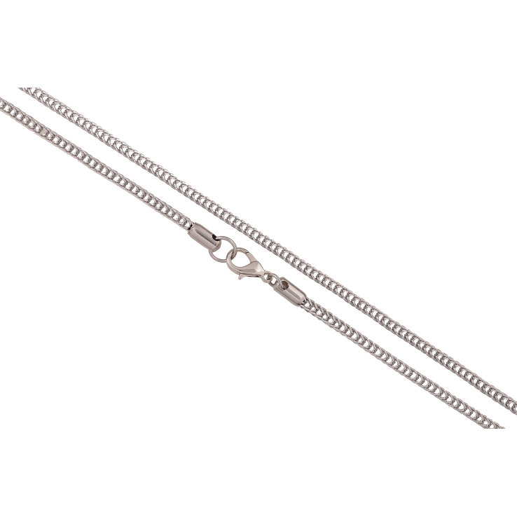 Ланцюжок Xuping ТТМ Stainless Steel колір Родій "Плетіння Фантазійне" довжина 56см х 3мм фото №20