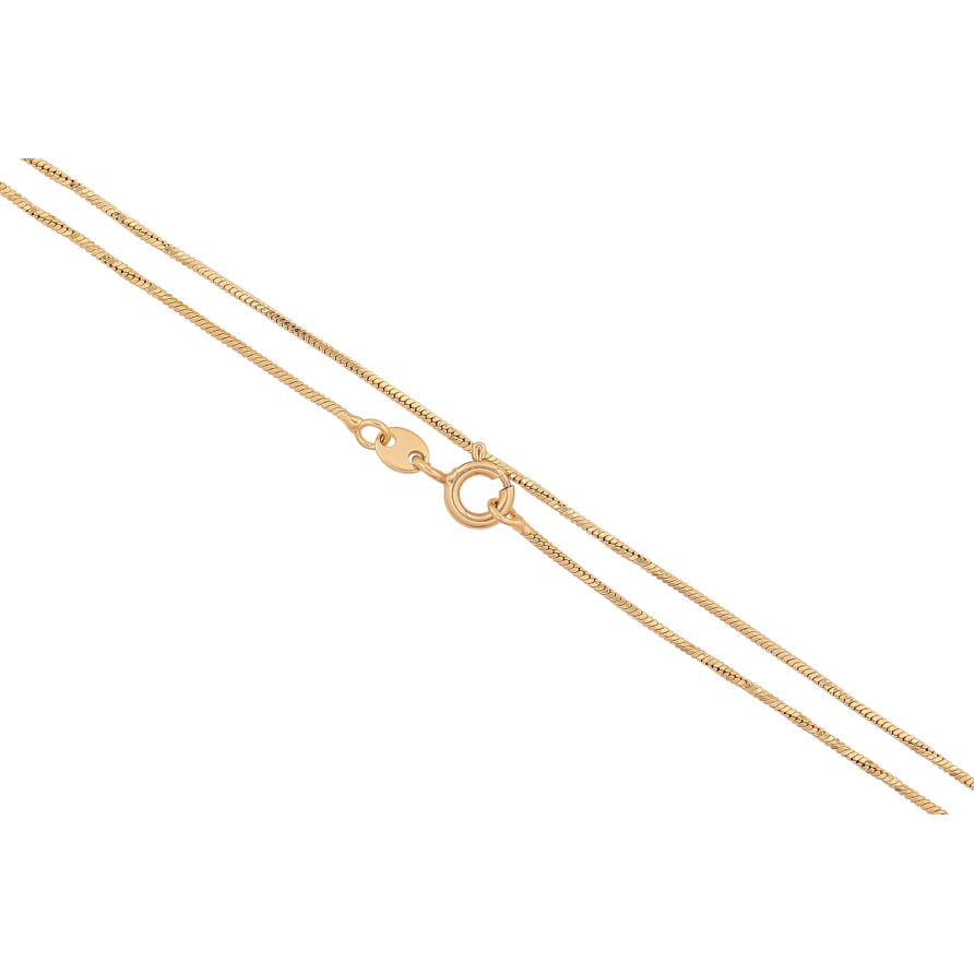 Ланцюжок Xuping колір Позолота 14K "Плетіння Ювелірний шнур" довжина 50см х 1мм фото №1 Ланцюжок Xuping колір Позолота 14K "Плетіння Ювелірний шнур" довжина 50см х 1мм фото №1