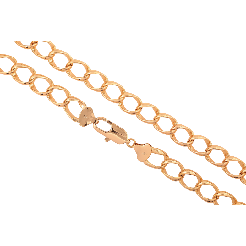 Цепочка Xuping цвет Позолота 18K "Плетение Панцирное" длинна 52см х 12мм фото №7