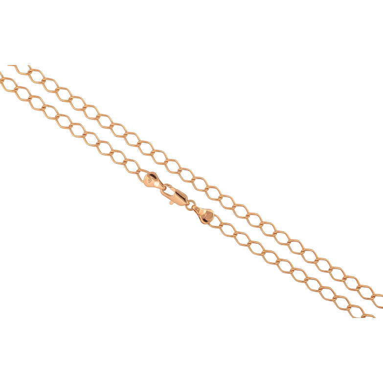 Ланцюжок Xuping колір Позолота 18K "Плетіння Ромб" довжина 50см х 5мм фото №1