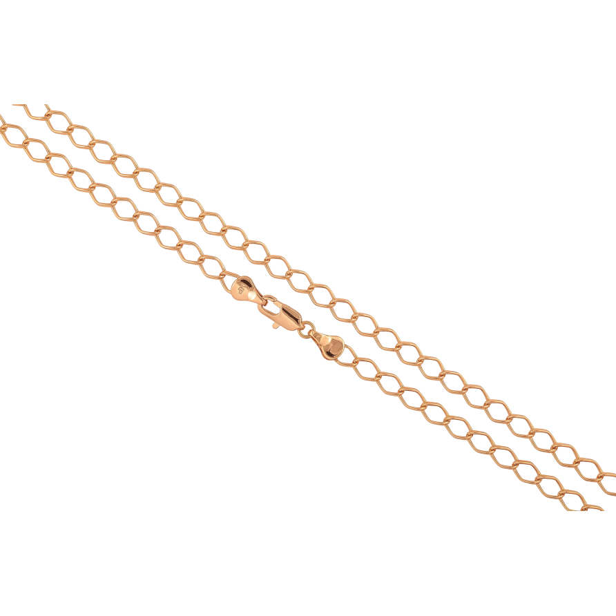 Цепочка Xuping цвет Позолота 18K "Плетение Ромб" длинна 50см х 5мм фото №1