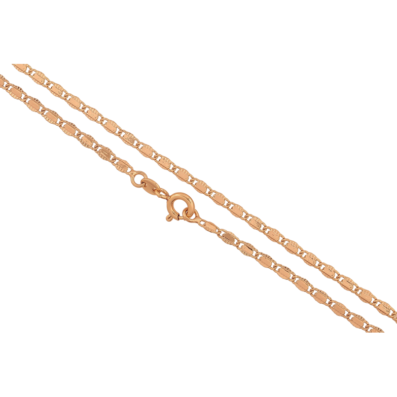 Цепочка Xuping цвет Позолота 18K "Плетение Морская цепь с узором" длинна 49см х 2.5мм фото №1 Цепочка Xuping цвет Позолота 18K "Плетение Морская цепь с узором" длинна 49см х 2.5мм фото №1