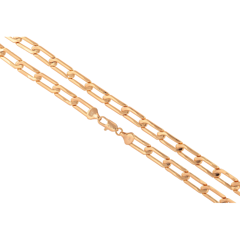 Цепочка Xuping цвет Позолота 18K "Плетение Панцирное" длинна 50см х 8мм фото №1