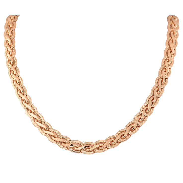 Ланцюжок Xuping колір Позолота 18K "Плетіння Кельтське" довжина 62см х 8мм фото №18 Ланцюжок Xuping колір Позолота 18K "Плетіння Кельтське" довжина 62см х 8мм фото №18