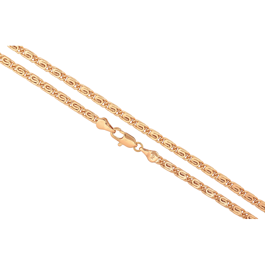 Цепочка Xuping цвет Позолота 18K "Плетение Улитка" длинна 50см х 3.5мм фото №1 Цепочка Xuping цвет Позолота 18K "Плетение Улитка" длинна 50см х 3.5мм фото №1