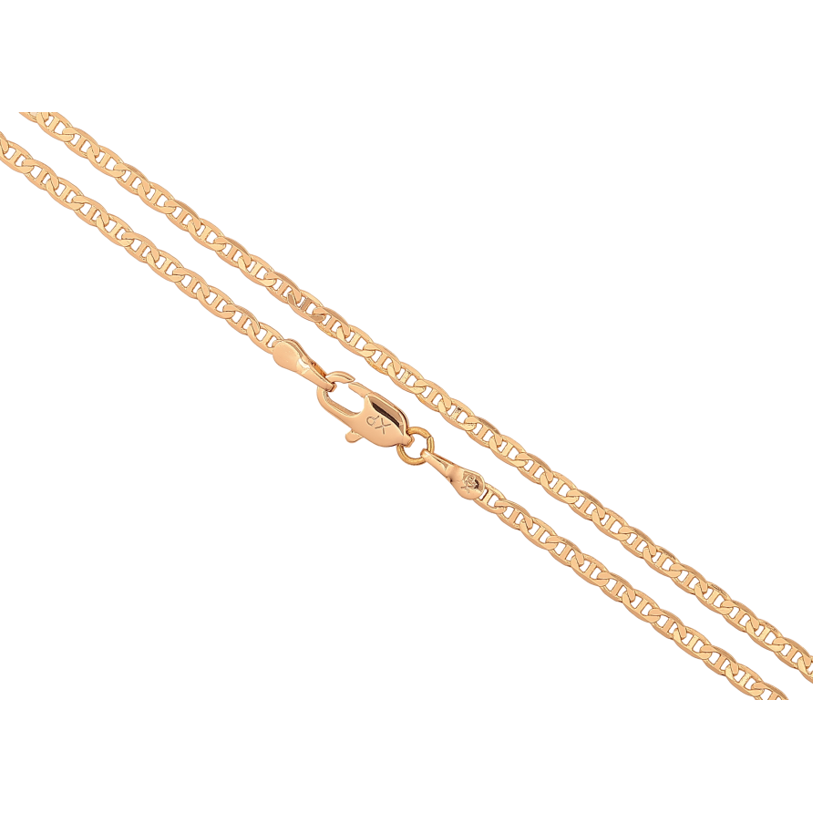 Ланцюжок Xuping колір Позолота 18K "Плетіння Морський ланцюг" довжина 45см х 2мм фото №1 Ланцюжок Xuping колір Позолота 18K "Плетіння Морський ланцюг" довжина 45см х 2мм фото №1