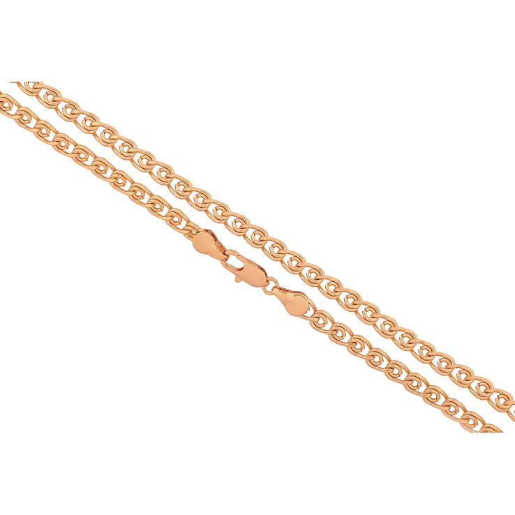 Ланцюжок Xuping колір Позолота 18K "Плетіння Лав" довжина 45см х 5мм фото №20