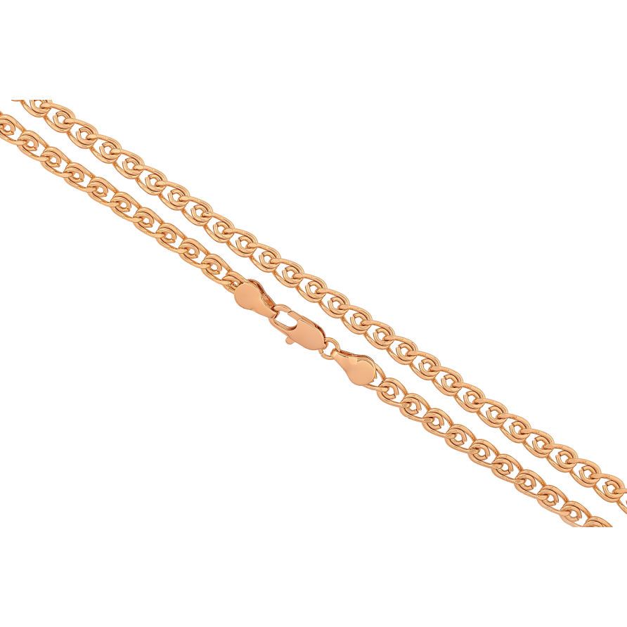 Ланцюжок Xuping колір Позолота 18K "Плетіння Лав" довжина 45см х 5мм фото №1 Ланцюжок Xuping колір Позолота 18K "Плетіння Лав" довжина 45см х 5мм фото №1